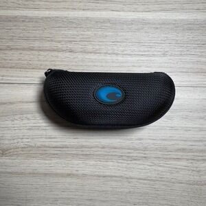 Costa Del Mar Sunglass Protective Travel Case Only Black Nylon Semi-Rigid Zipper